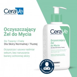 CeraVe, oczyszczający żel...