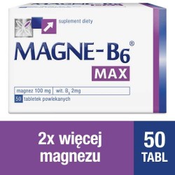 Magne-B6 Max 50 tabletek