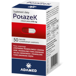 Potazek 0,61 g 50 kapsułek