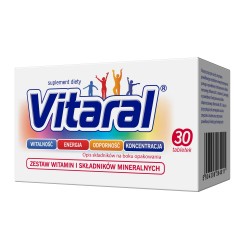 Vitaral 30 tabletek DATA