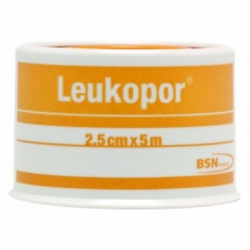 Plast. Leukopor 2,5cm x 5m...