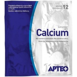 Calcium w folii APTEO, 12...