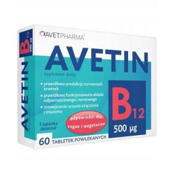 AVETIN B12 500 mcg, 60...