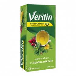 Verdin Fix z zieloną herbatą 20 saszetek