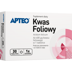 APTEO Kwas foliowy 400 µg,...