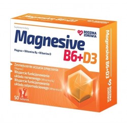 Magnesive B6+D3 ,50tabletek...
