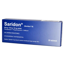 Saridon, 20 tabletek...