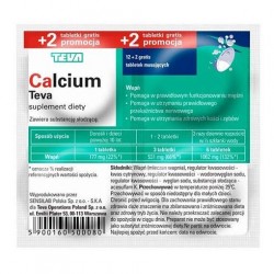 Calcium Teva ,14 tabletek...