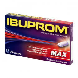 Ibuprom Max 0,4 g ,12 tabletek