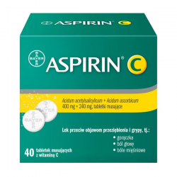 Aspirin C 400 mg+240 mg, 40...