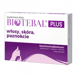 Biotebal plus włosy skóra...